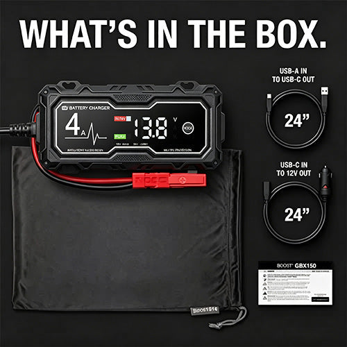 💧GBX155 4250A Car Jump Starter — Suitable for 10.0L Gasoline & 8.0L Diesel Engines