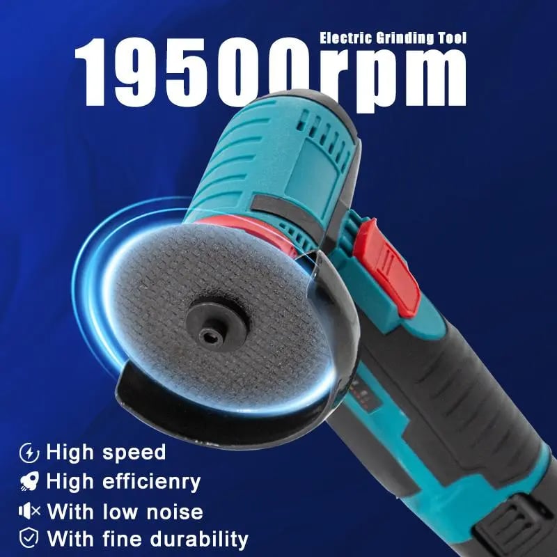 🔧✨ Cordless Mini Angle Grinder – 19500RPM, 12V, Dual Battery, Compact & Powerful!
