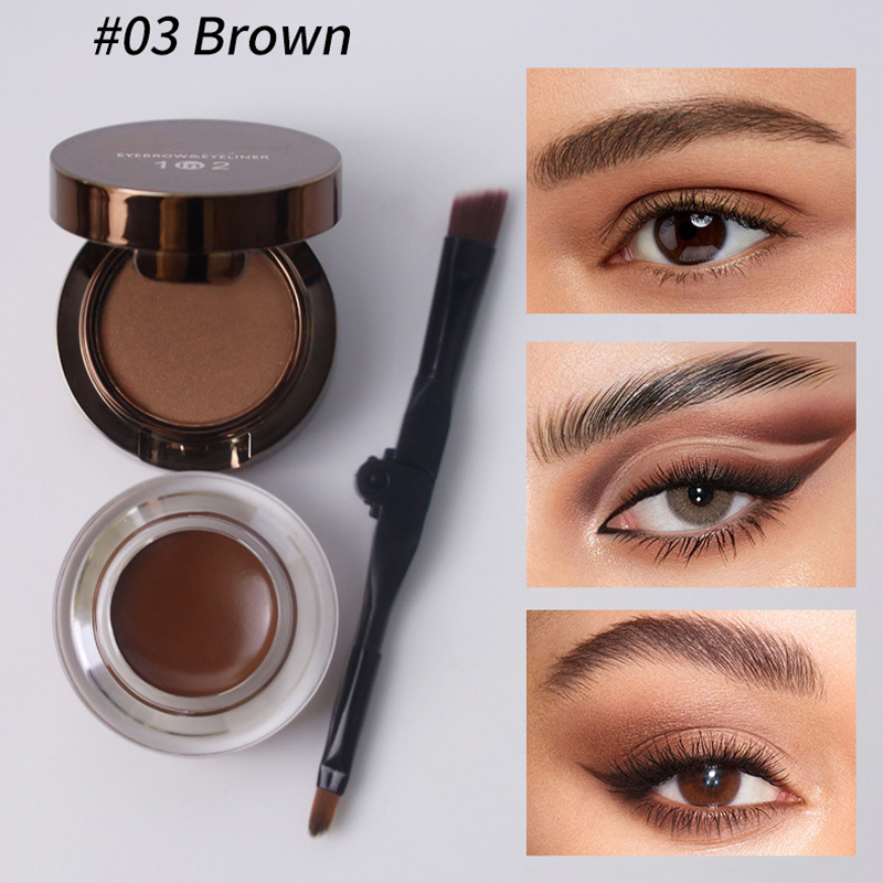 π§ Waterproof & Smudge-Proof! 2-in-1 Eyeliner & Brow Gel for a Flawless Look in Seconds. β¨