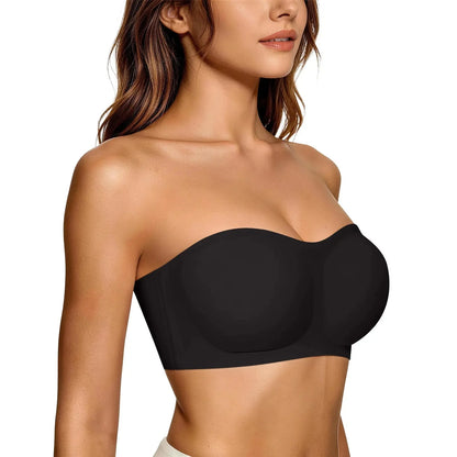 Final 3 Hours: 60%OFF🔥  Womens Strapless Bras Push Up Bandeau Bra