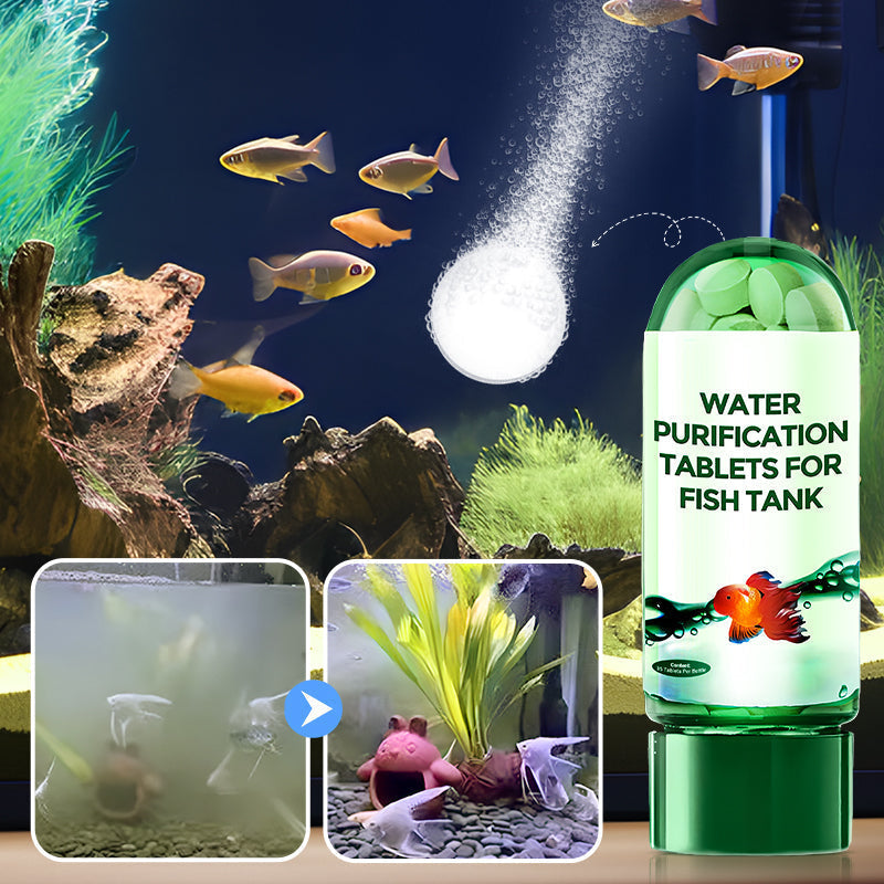 ✨️LAST DAY SALE 60% OFF✨️Powerful Aquarium Water Purification Tablet🌿
