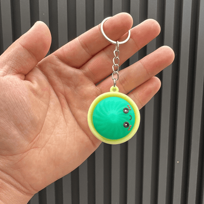 Cute Dumpling Fidget Keychain – Blind Box Surprise Stress Relief Toy