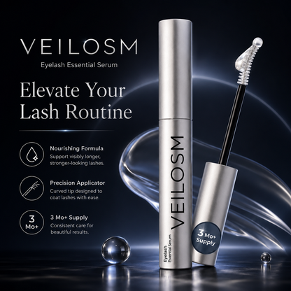 🔥Up To 20% OFF🔥 Buy 1 Get 1 Free| Veilosm™ Essential Eyelash Growth Serum - Safe & Gentle Lashes Care