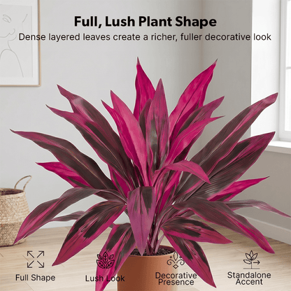 🎁 Last Day 60% OFF - Artificial Boston Fern & Dragon's Blood Tree Plants