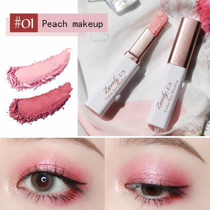 Dual-Tone Eyeshadow Stick Set — 6 Color Waterproof Gradient Eye Shadow Crayons