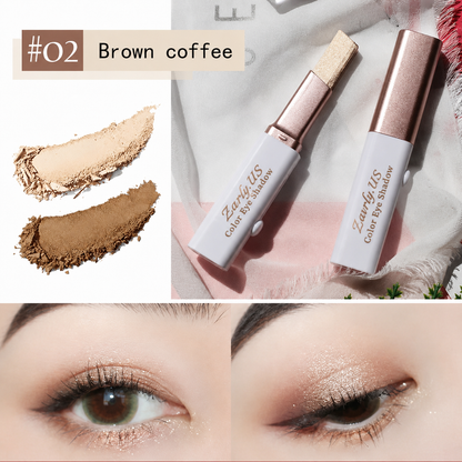 Dual-Tone Eyeshadow Stick Set — 6 Color Waterproof Gradient Eye Shadow Crayons