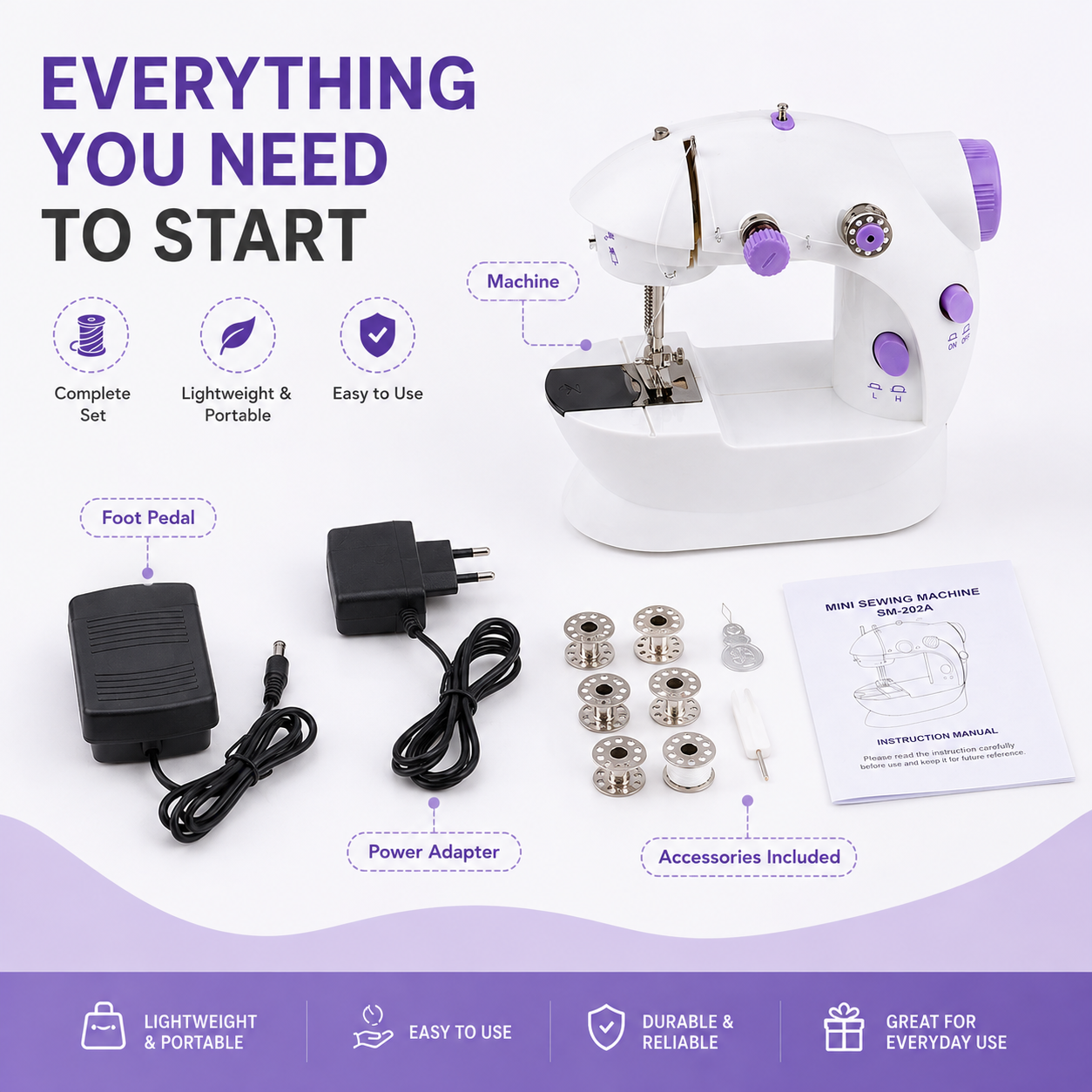 ⭐Household Mini Electric Sewing Machine