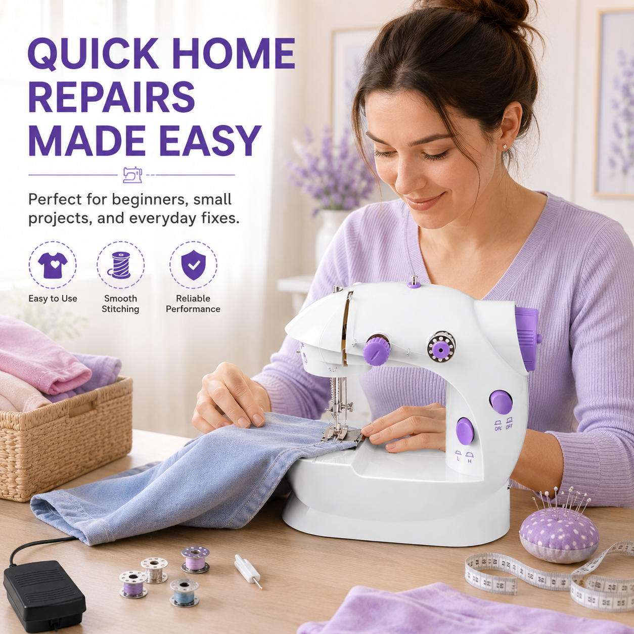⭐Household Mini Electric Sewing Machine