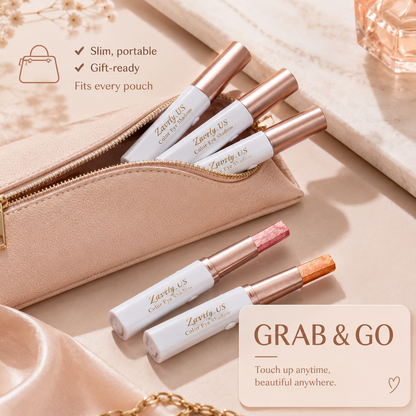 Dual-Tone Eyeshadow Stick Set — 6 Color Waterproof Gradient Eye Shadow Crayons