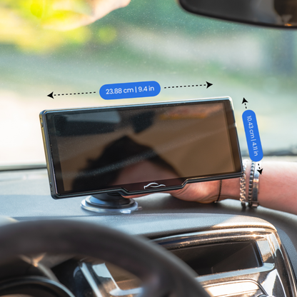 2026📢📢10 Inch Portable Touch Car Display with Wireless Apple CarPlay & Android Auto, Built-in 4K Dash Cam & Optional Rear View Camera, Plug-and-Play for All Vehicles