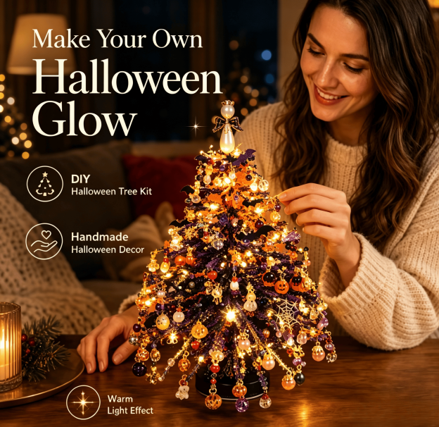 Halloween beaded tree style