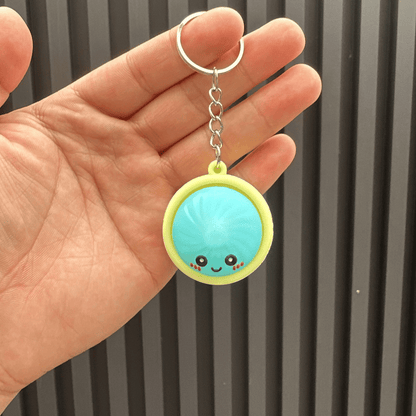 Cute Dumpling Fidget Keychain – Blind Box Surprise Stress Relief Toy