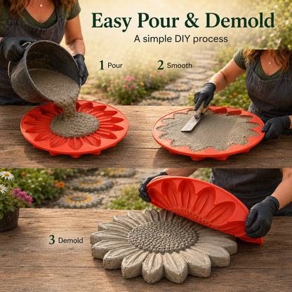 💥 LAST DAY 49% OFF - 🌻 Reusable Garden Art Mold – Make Your Garden Truly One of a Kind （Official Authentic Product）