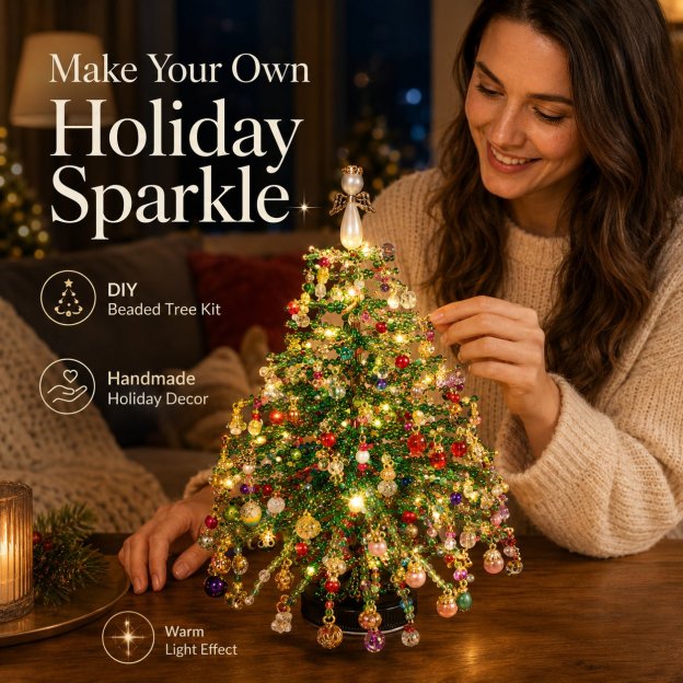 Christmas beaded tree style