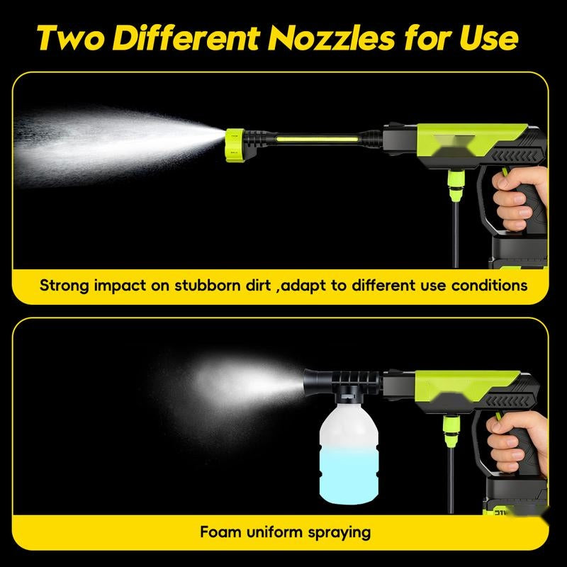 Adjustable nozzle and foam bottle