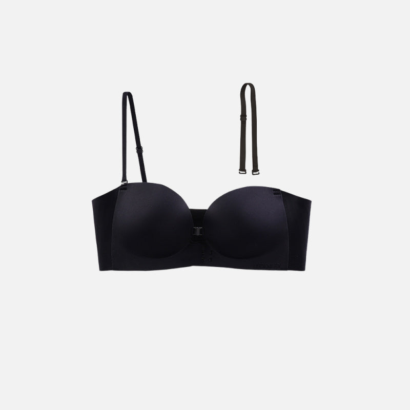 👙Last Day Special Price🤍Women’s Seamless Front Closure Strapless Bra, Ultra Soft Moisture-Wicking Invisible Everyday Bra